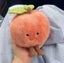 Jellycat dupe fruit Peach With Legs Kawaii With Legs Smiling Face Fruit Figured Carousel 1