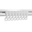 50pcs Curtain Track Gliders Extendable Universal Slider Runners Rail Hooks Carousel 10