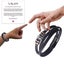 To My Son ' Love You Forever ' Leather Braided Bracelet Wristband J3 Gift C T0U2 Carousel 6