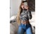 Animal Zebra Print Backless Cropped Tshirt Women Sexy Long Sleeve T-shirt Carousel 6