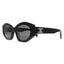 Celine Sunglasses Triomphe CL40238U 01A Shiny Black Smoke Grey Carousel 2