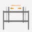 Brateck TTF15-68FW 50-86" Heavy-Duty Studio TV Cart/Trolley. Supports up to Carousel 7
