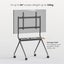 Brateck TTF15-68FW 50-86" Heavy-Duty Studio TV Cart/Trolley. Supports up to Carousel 8
