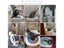 Cat Toilet Trainer Cat Toilet Seat Training Kit Doghouse Toilet Pad Pet Carousel 5