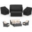 4Pc Waterproof Patio Furniture Set Heavy Duty Carousel 1