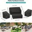 4Pc Waterproof Patio Furniture Set Heavy Duty Carousel 5