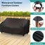 4Pc Waterproof Patio Furniture Set Heavy Duty Carousel 6