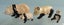Vintage Britains Zoo Lead Animals: Panda Bears Carousel 1