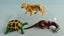 Vintage John Hill Zoo Lead Otter with Fish, Tortoise & Tiger Carousel 4