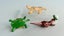 Vintage John Hill Zoo Lead Otter with Fish, Tortoise & Tiger Carousel 5