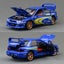 1/32 Subaru Impreza WRX 22B STI JDM Toy Car Model Diecast Carousel 3