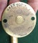 Rather RARE & old MASSIVE Brass ANTIQUE Safe DOOR HANDLE One of only TWO listed Carousel 3