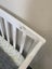 White Wooden Baby Cot with Mattress Carousel 3