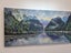 Sun Sets West Fiordland - Caley Hall Fine Art Original Oil Painting Carousel 7