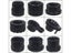 Bicycle Thru Axle Nut M12 M14 M15 Thread Axle Nuts For 1.0/1.25/1.5/1.75mm Carousel 4