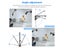 NEEWER 130cm Wall Mounting Triangle Boom Arm Carousel 4