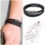 Mens To My Son Love You Forever Leather Braided Bracelet Wristband + Gift Card Carousel 5