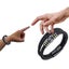 To My Son Love You Forever Leather Braided Bracelet Wristband + Gift Card Carousel 4