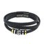 To My Son Love You Forever Leather Braided Bracelet Wristband + Gift Card Carousel 8