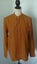 Vintage Rich Terracotta 60s Collarless Classic Shirt Mens Excellent Carousel 1