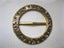 Ornate Gold-Tone Metal Vintage Belt Buckle Carousel 1