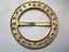 Ornate Gold-Tone Metal Vintage Belt Buckle Carousel 5