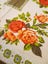 Gorgeous retro orange floral table cloth. Carousel 2