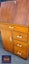 Timeless Mid-century teak hardwood drop-front desk Carousel 4