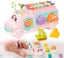 12 Months Up Musical Learning Toys Baby Bus Toys Xylophone Shape Early Education Carousel 1