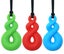 3PCS Panny & Mody Sensory Chew Necklace Chewys Autism Kids Nail Biting Treatment Carousel 1