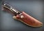HUGE VINTAGE CARBON FIXED BLADE MADE BY U.S.A SCHRADE FOR SEARS *UNUSED - WOW* Carousel 5