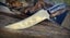 HUGE VINTAGE CARBON FIXED BLADE MADE BY U.S.A SCHRADE FOR SEARS *UNUSED - WOW* Carousel 4