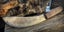 AWESOME SHEFFIELD CARBON STEEL SKINNER- BEAUTIFULLY STAMPED BLADE Carousel 10