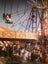 Old Carnival Carousel Horse & Top Art Cresting Panel Carousel 7