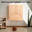 Folding Desk Wall Mounted Foldable Table Fashionable Creative Hanging Solid Wood Carousel 6
