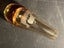 ART GLASS VASE ETCHED VIKING SHIP Carousel 1