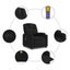 Electric Massage Recliner Chair Black Fabric Txbppxx Carousel 7