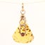 Antique Heavy 12.6gr 9ct gold & Citrine Spinner Swivel Fob Carousel 7