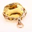 Antique Heavy 12.6gr 9ct gold & Citrine Spinner Swivel Fob Carousel 8