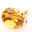 Antique Heavy 12.6gr 9ct gold & Citrine Spinner Swivel Fob Carousel 9