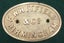 Antique Brass F WHITFIELD & Company SAFE Manufacturers Birmingham Logo Plaque Carousel 1