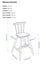 IKEA AGAM Junior Chair White, 2 chairs Carousel 6