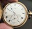 NZ WW1 GOLD PRESENTATION POCKET WATCH - 26/31700 William MCLAUGHLIN NZRB WIA Carousel 5