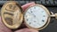 NZ WW1 GOLD PRESENTATION POCKET WATCH - 26/31700 William MCLAUGHLIN NZRB WIA Carousel 9