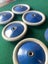Meccano Road Wheel 2½" Metal Blue / Grey Original Carousel 3