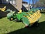 Sit on John Deere tractor and trailers Carousel 3