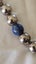 VINTAGE 925 Silver Ball & Lapis Lazuli Necklace Carousel 6