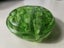 Vintage Uranium Glass Flower Frog Carousel 4