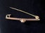 Antique 9ct Solid Rose Gold EDWARDIAN Era Synthetic Ruby Brooch * WARD Brothers Carousel 10