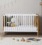 Mocka Aspiring Cot - White & Natural Carousel 1